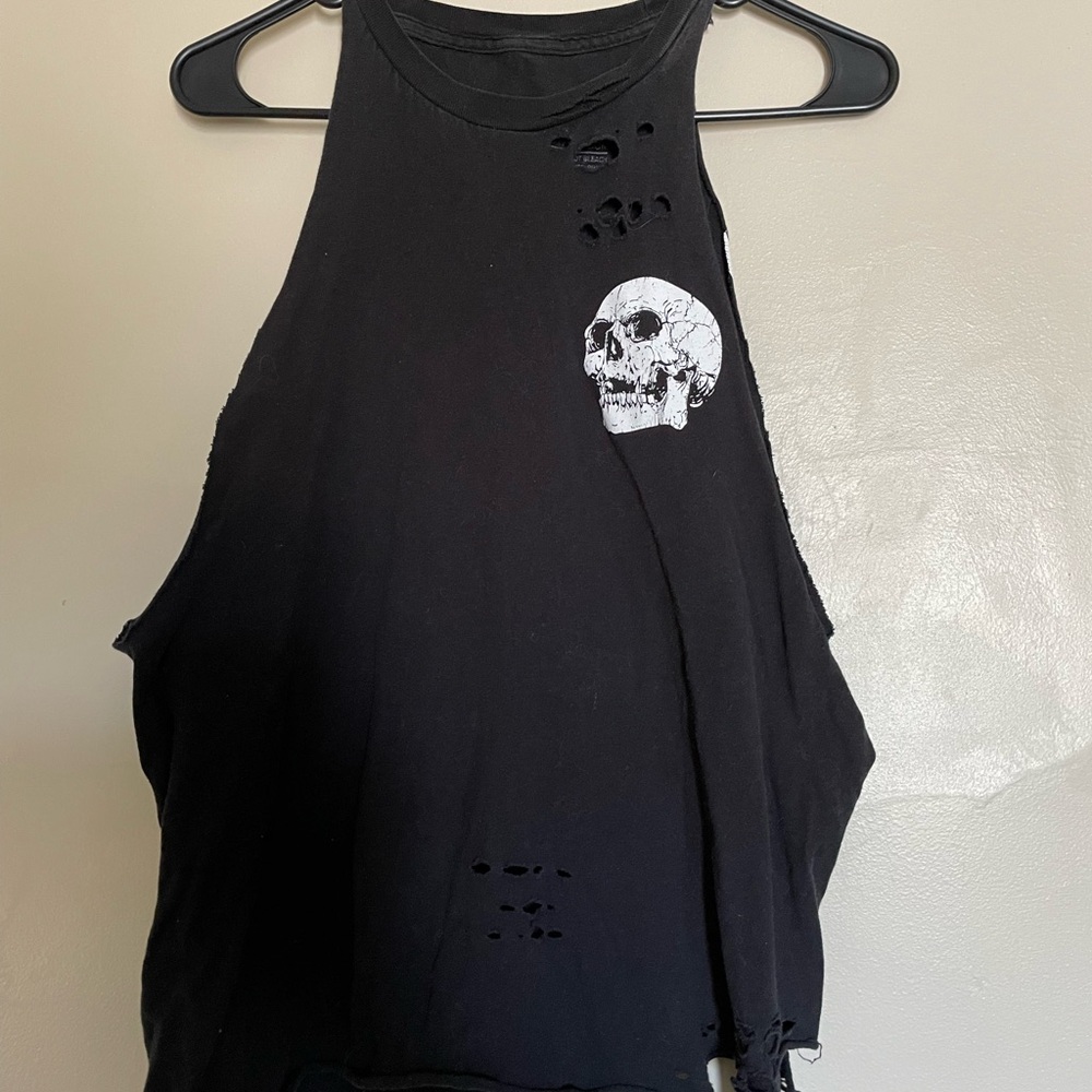 Lot of skull cut offs size medium The Drive Clothing